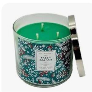Bath & Body Works FRESH BALSAM 3 Wick Candle's 14.5oz (New)